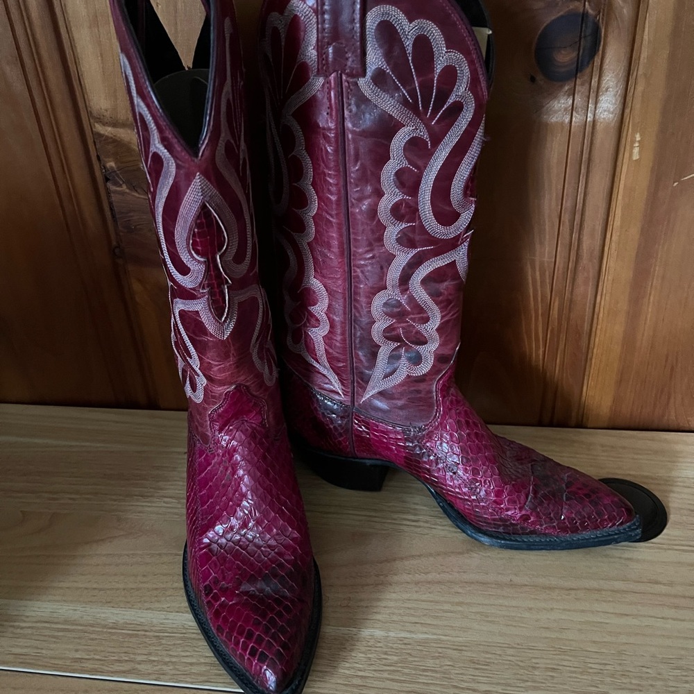 J Chisholm Cowboy Boots Size 6M